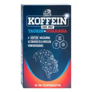 1x1 Vitaday Koffein + Taurin + Guarana étrend-kiegészítő filmtabletta 30db