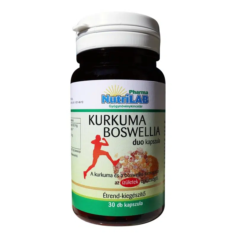 NutriLAB Kurkuma Boswellia duo kapszula 30db NutriLAB Kurkuma Boswellia duo kapszula 30db
