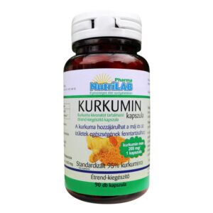 Nutrilab Kurkumin kapszula 90db
