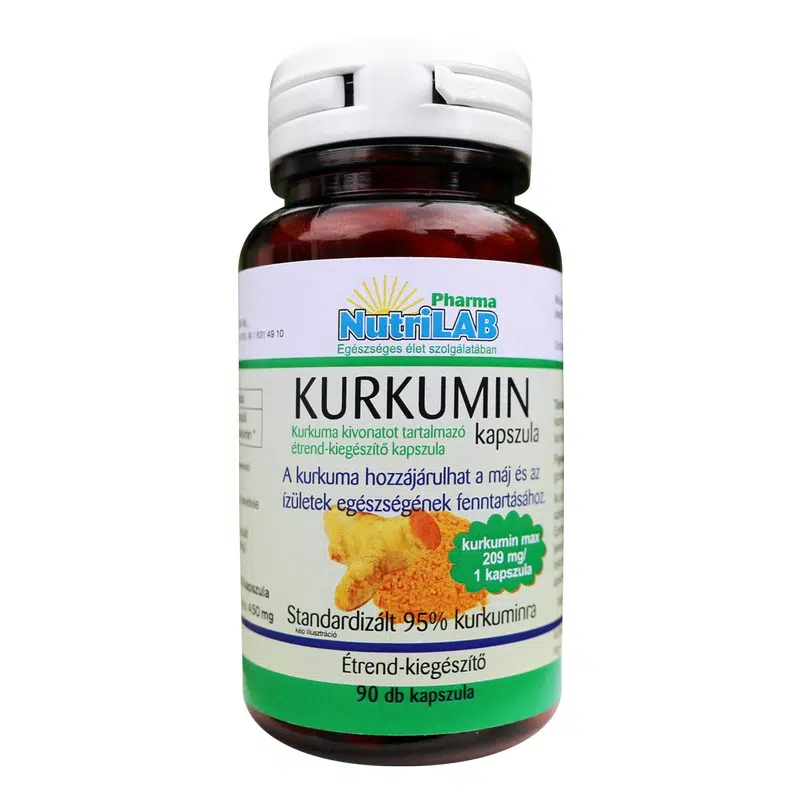 Nutrilab Kurkumin kapszula 90db Nutrilab Kurkumin kapszula 90db