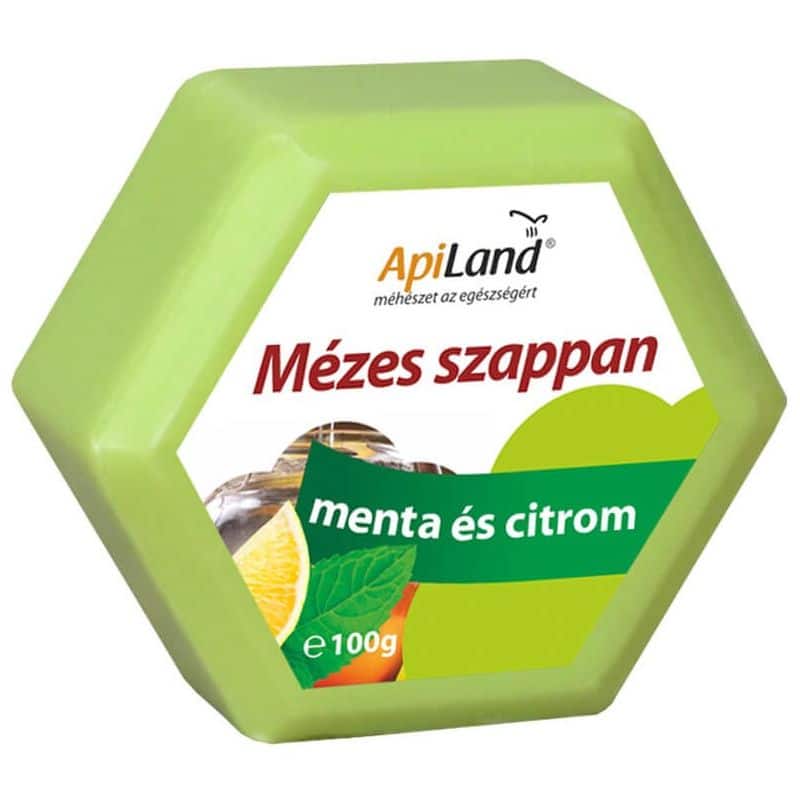 Apiland mézes, mentás, citromos szappan 100g Apiland mézes, mentás, citromos szappan 100g