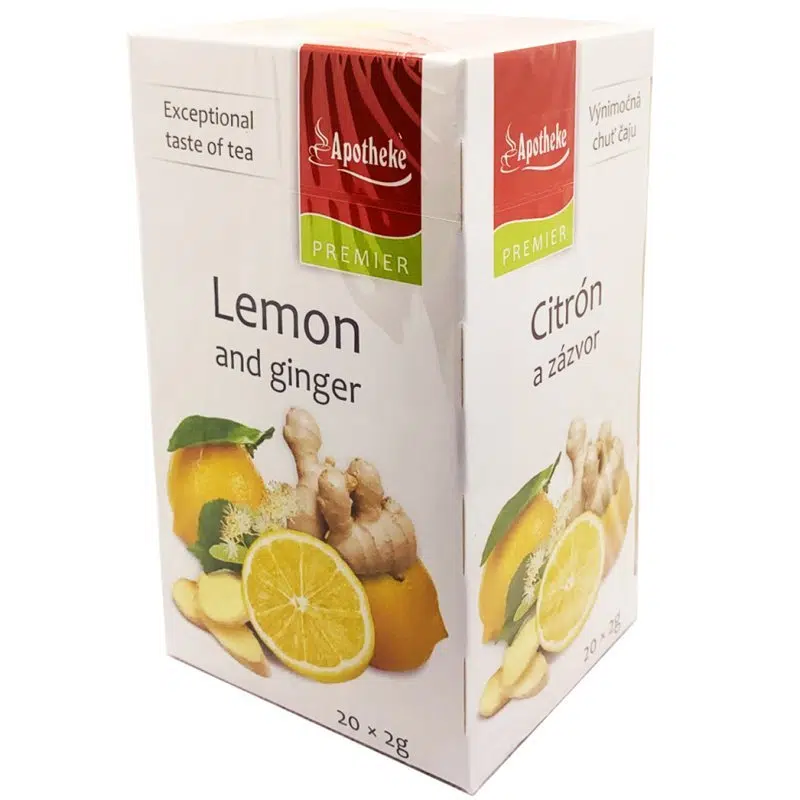 Apotheke citrom és gyömbér tea 20 filter Apotheke citrom és gyömbér tea 20 filter