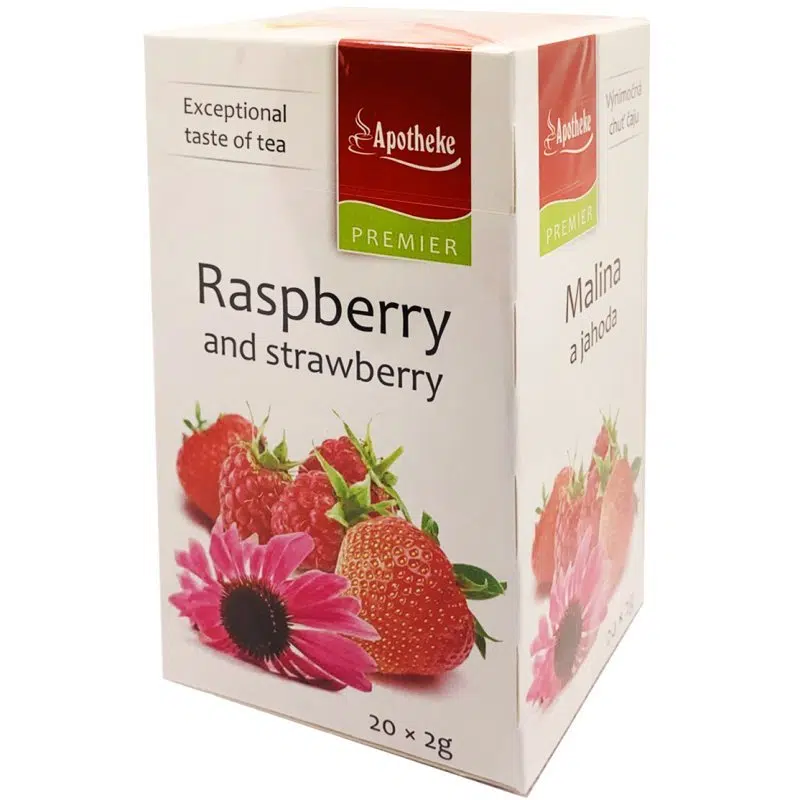 Apotheke eper és málna tea 20 filter Apotheke eper és málna tea 20 filter