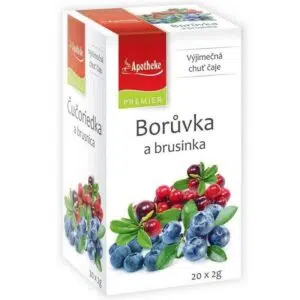 Apotheke tőzegáfonya és kékáfonya tea 20 filter