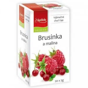 Apotheke tőzegáfonya és málna tea 20 filter