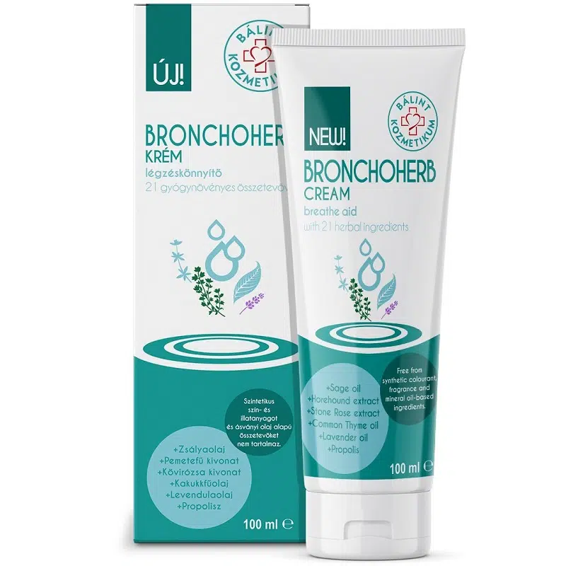 Bálint BRONCHOHERB légzéskönnyítő krém 100ml Bálint BRONCHOHERB légzéskönnyítő krém 100ml