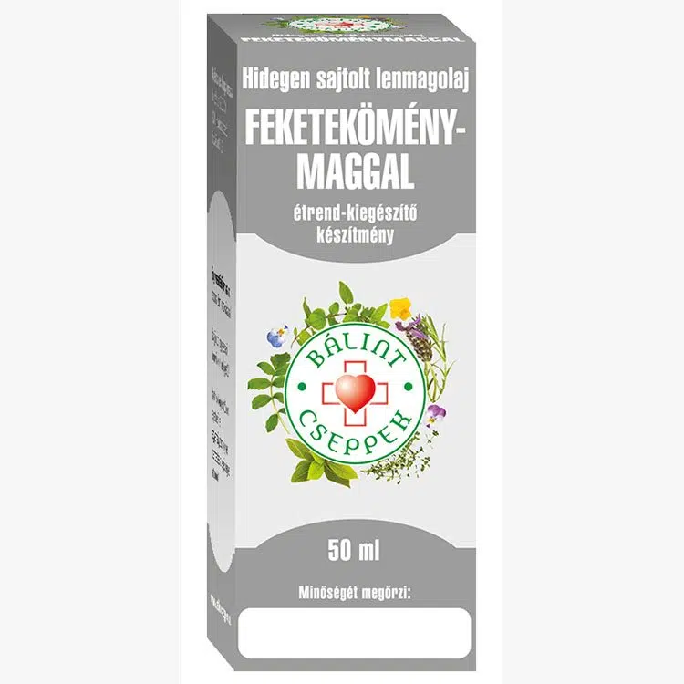 Bálint cseppek feketeköménymag olajkivonat 50ml Bálint cseppek feketeköménymag olajkivonat 50ml