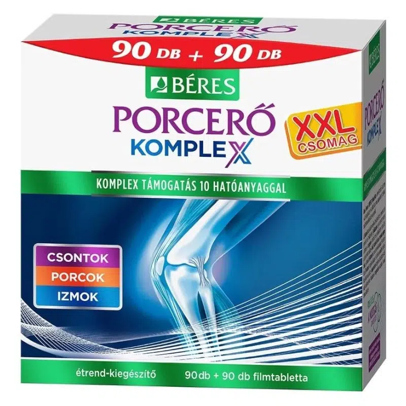 Béres Porcerő KOMPLEX filmtabletta 180db (2x90db) Béres Porcerő KOMPLEX filmtabletta 180db (2x90db)