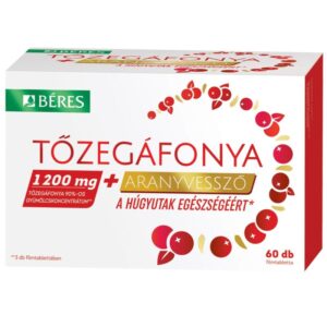 Béres Tőzegáfonya 1200mg+aranyvessző filmtabletta 60db