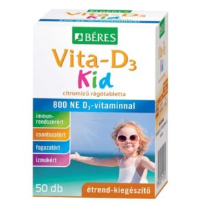 Béres vita-d3 kid 800ne rágótabletta 50db
