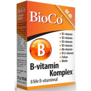 BioCo B-vitamin komplex tabletta 90db