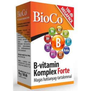 Bioco B-vitamin komplex forte tabletta 100 db