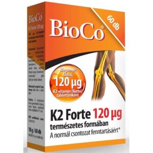 Bioco k2 forte vitamin 120 mcg tabletta 60 db