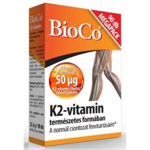 Bioco k2 vitamin 50 mcg tabletta 90 db