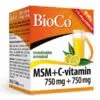 BioCo MSM+C-vitamin italpor 750mg+750mg