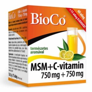 BioCo MSM+C-vitamin italpor 750mg+750mg