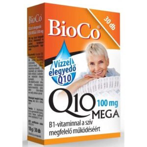 BioCo Q10 Vízzel elegyedő 100mg Mega 30 db
