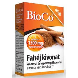 Bioco fahéj tabletta 60 db