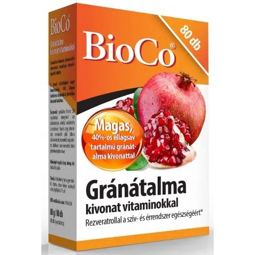 Bioco gránátalma tabletta 80 db Bioco gránátalma tabletta 80 db
