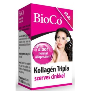 Bioco kollagén tripla szerves cinkkel 60 db