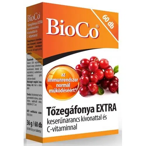 Bioco tőzegáfonya extra tabletta 60db Bioco tőzegáfonya extra tabletta 60db