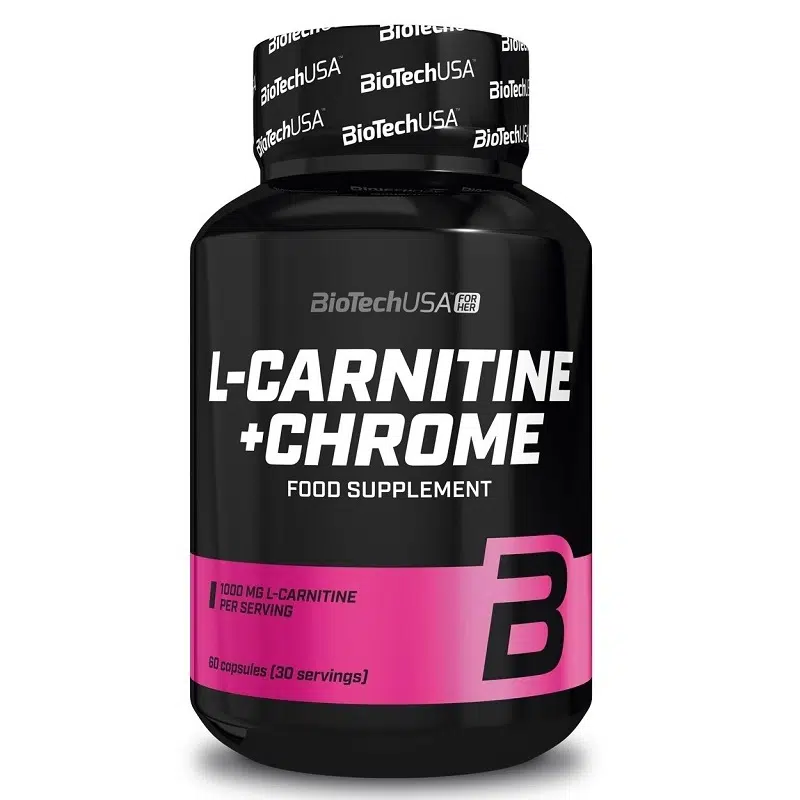 Biotech L-Carnitine + Chrome 60db kapszula Biotech L-Carnitine + Chrome 60db kapszula