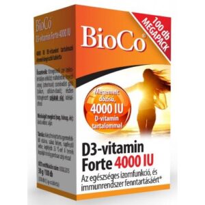 BioCo D3-vitamin Forte 4000 IU 100 db