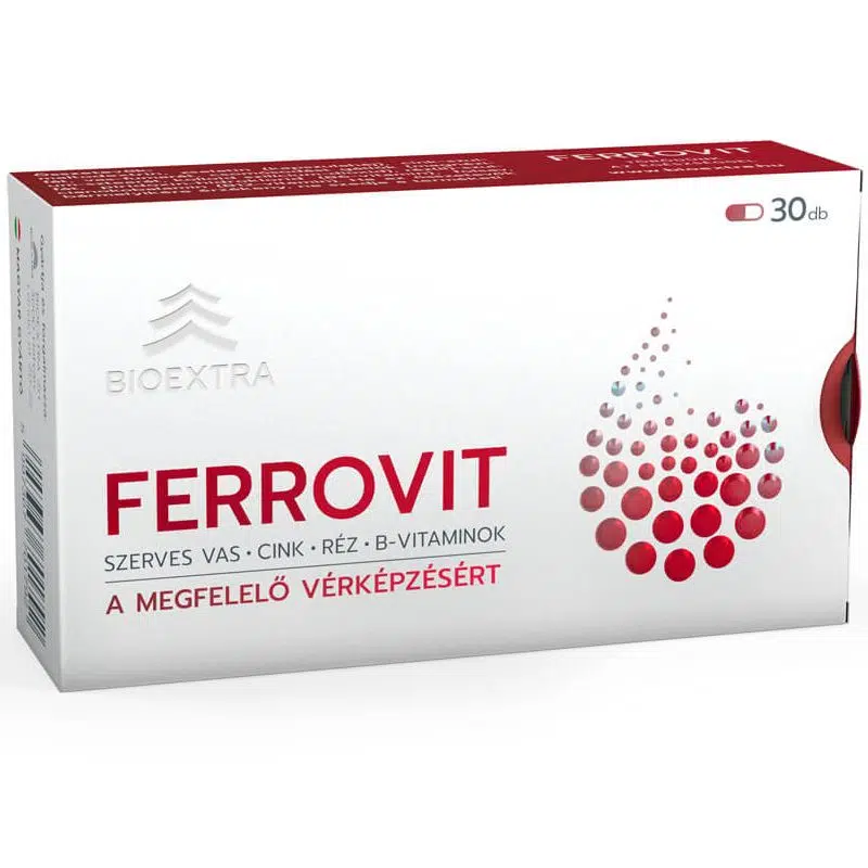 Bioextra ferrovit kapszula 30 db Bioextra ferrovit kapszula 30 db