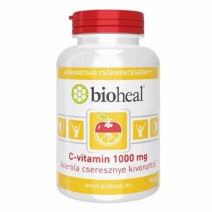 Bioheal C-vitamin 1000 mg + Acerola cseresznye kivonattal 70db tabletta