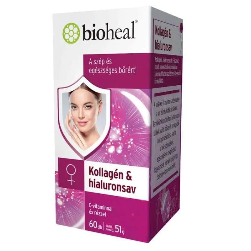 Bioheal Kollagén&Hialuronsav filmtabletta 60db Bioheal Kollagén&Hialuronsav filmtabletta 60db