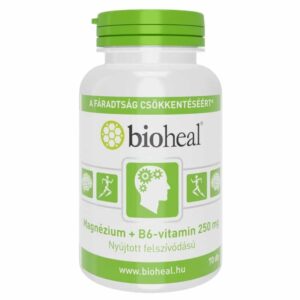 Bioheal magnézium + B6 vitamin szerves nyújtott felszívódású tabletta 70 db