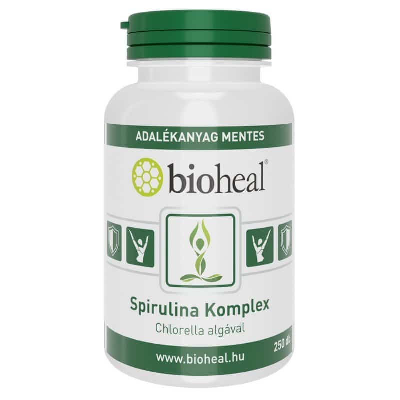 Bioheal Spirulina Komplex tabletta 250db Bioheal Spirulina Komplex tabletta 250db