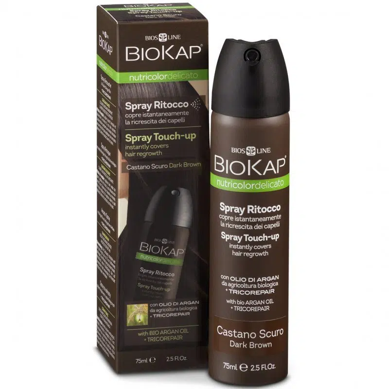 Biokap Nutricolor Hajtőszínező spray - sötétbarna 75ml Biokap Nutricolor Hajtőszínező spray - sötétbarna 75ml