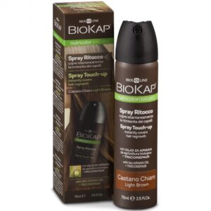 Biokap Nutricolor Hajtőszínező spray - világosbarna 75ml
