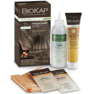Biokap Nutricolor Rapid Tartós hajfesték Nr 7.1 Swedish Blond 135ml