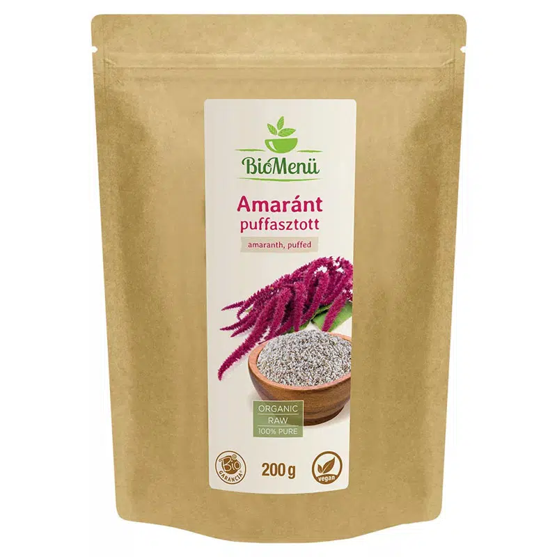 Biomenü bio Amaránt puffasztott 200g Biomenü bio Amaránt puffasztott 200g