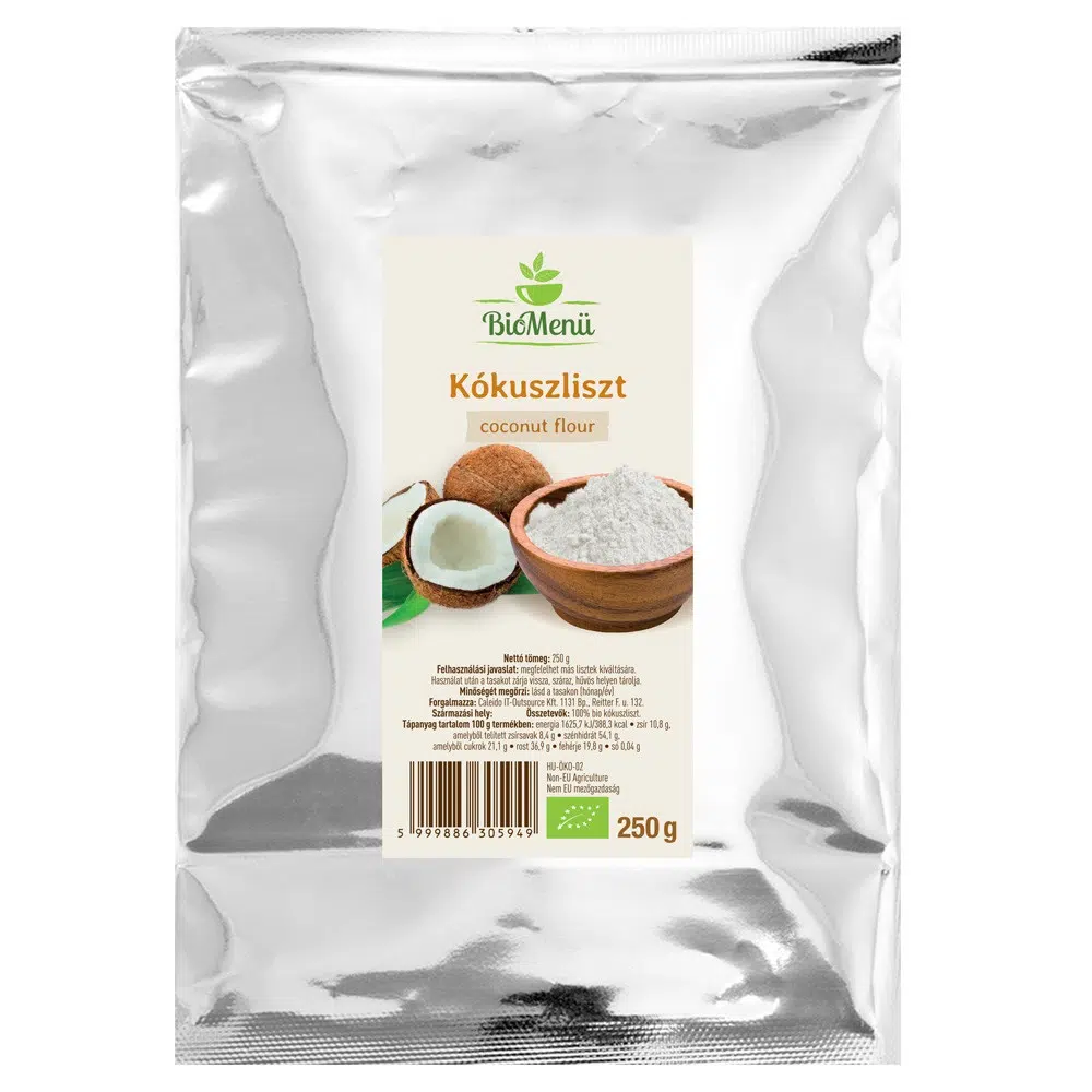 Biomenü bio kókuszliszt 250g Biomenü bio kókuszliszt 250g