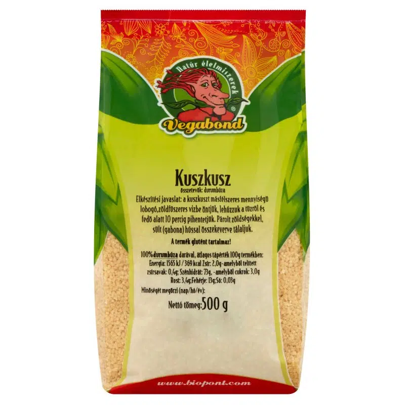 Biopont Vegabond Kuszkusz 500g Biopont Vegabond Kuszkusz 500g