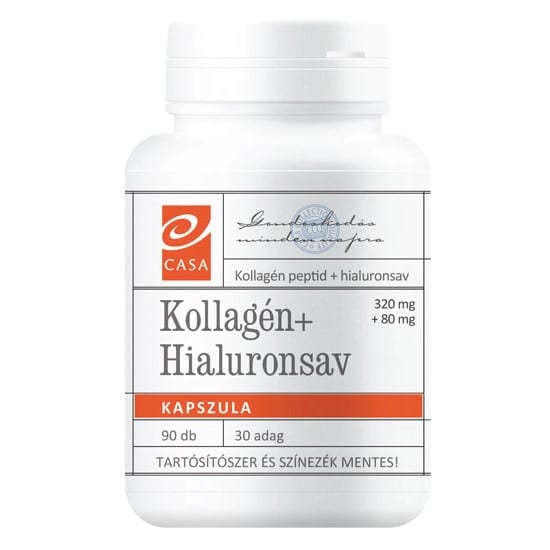 Casa Kollagén + Hialuron kapszula 90 db Casa Kollagén + Hialuron kapszula 90 db