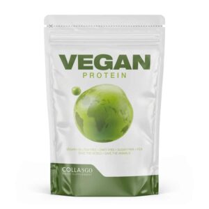 Collango Vegan Protein - borsófehérje 600g liofilizált málna darabokkal