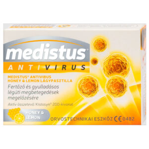 Medistus Antivírus Méz-Citrom lágypasztilla 10db