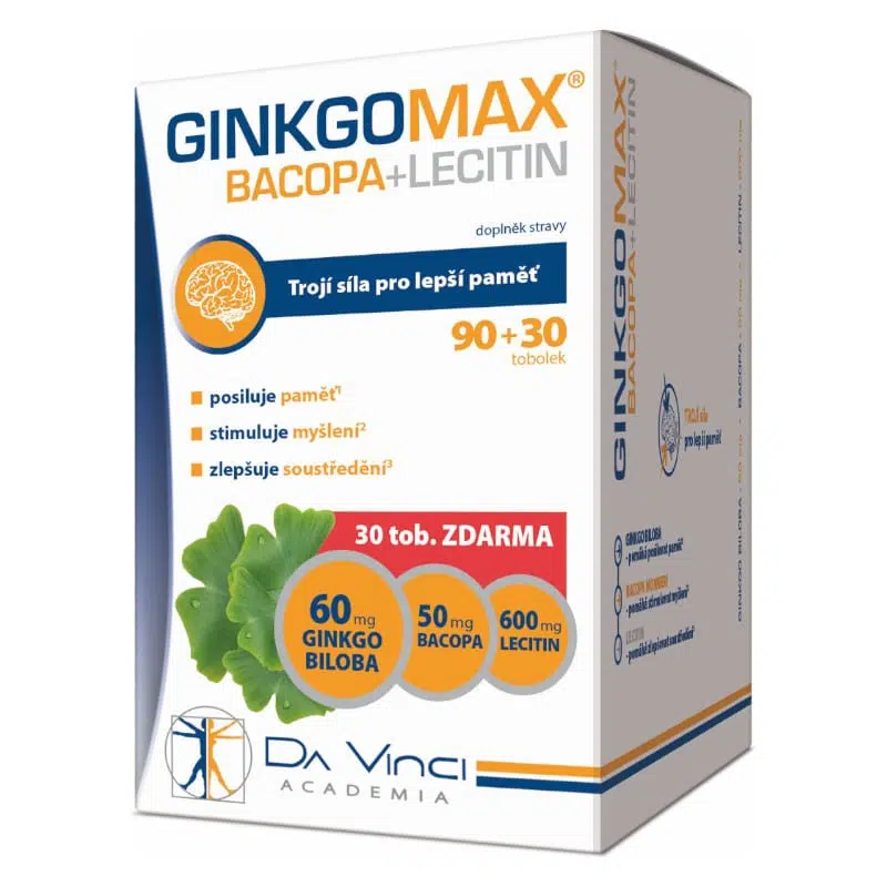 GinkgoMax Bakopa+Lecitin 120 kapszula GinkgoMax Bakopa+Lecitin 120 kapszula