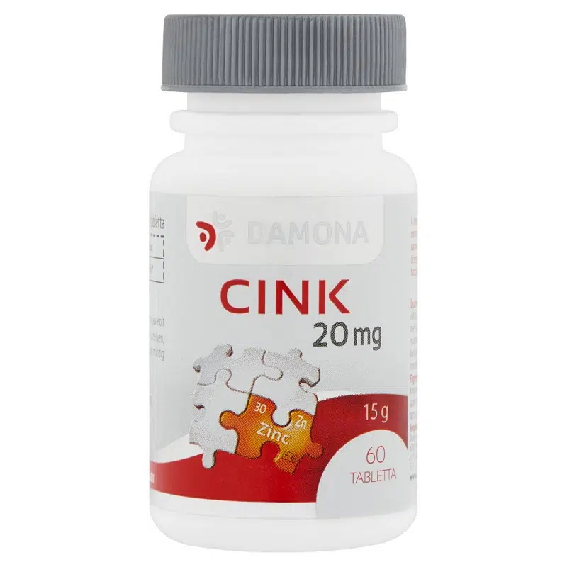 Damona cink tabletta 60 db Damona cink tabletta 60 db