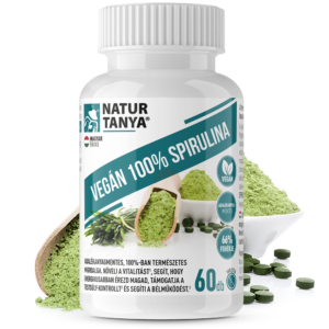 Natur Tanya Vegán 100% Spirulina tabletta 60db