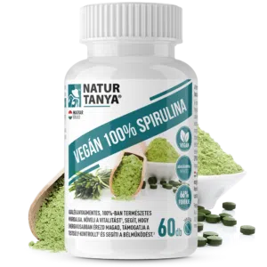 Natur Tanya Vegán 100% Spirulina tabletta 60db