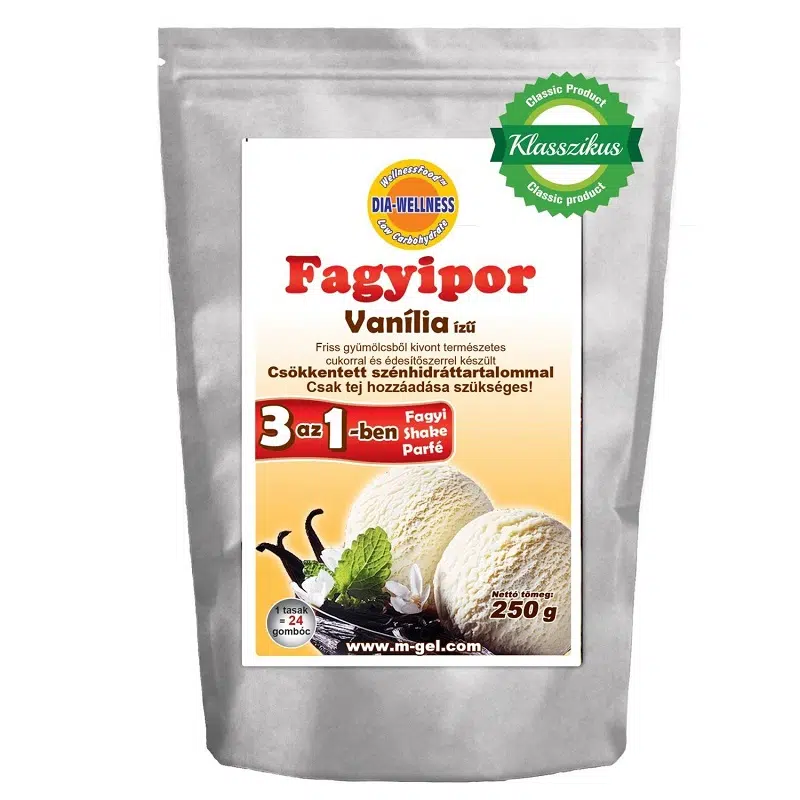 Dia-wellness fagylaltpor vanília 250g Dia-wellness fagylaltpor vanília 250g