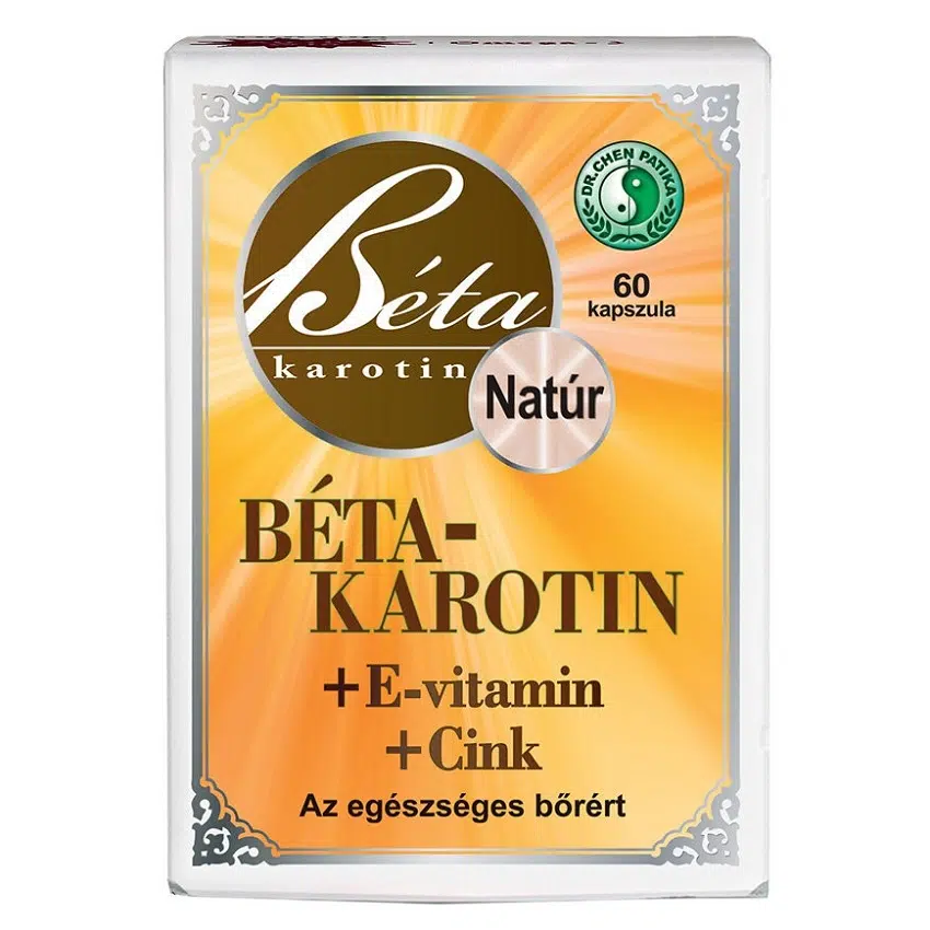 Dr.chen béta-karotin+e-vitamin+cink kapszula 60db Dr.chen béta-karotin+e-vitamin+cink kapszula 60db