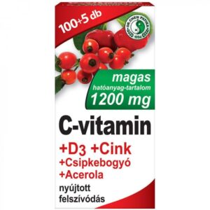 Dr.Chen C-vitamin 1200mg+D3-vitamin+cink tabletta 105db