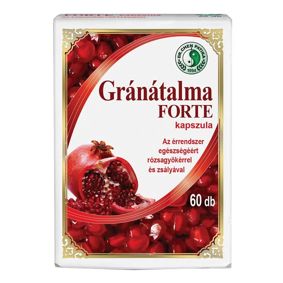 Dr.chen gránátalma forte kapszula 60db Dr.chen gránátalma forte kapszula 60db