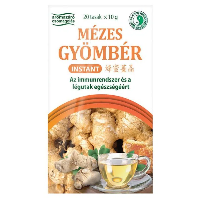 Dr.chen instant mézes gyömbér tea 20x10g Dr.chen instant mézes gyömbér tea 20x10g